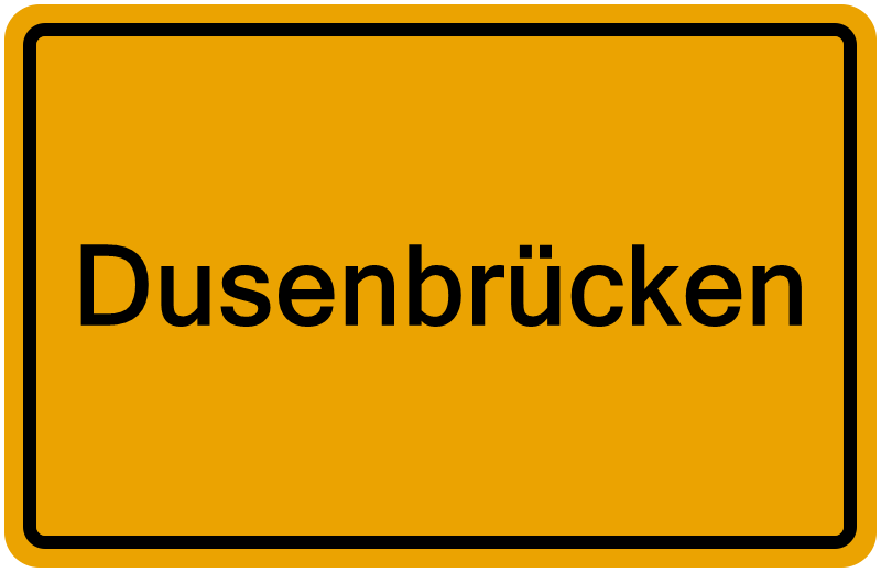 Handelsregisterauszug Dusenbrücken