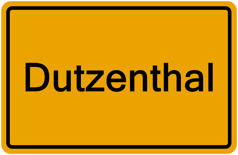 Handelsregisterauszug Dutzenthal