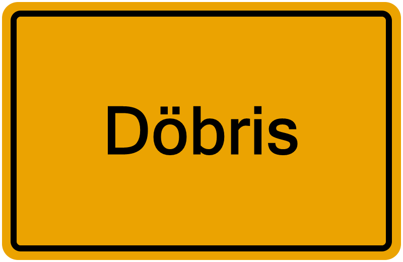 Handelsregisterauszug Döbris