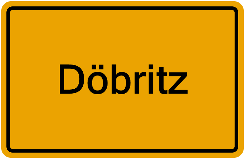 Handelsregisterauszug Döbritz