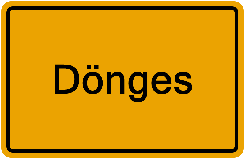 Handelsregisterauszug Dönges