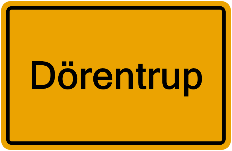 Handelsregisterauszug Dörentrup