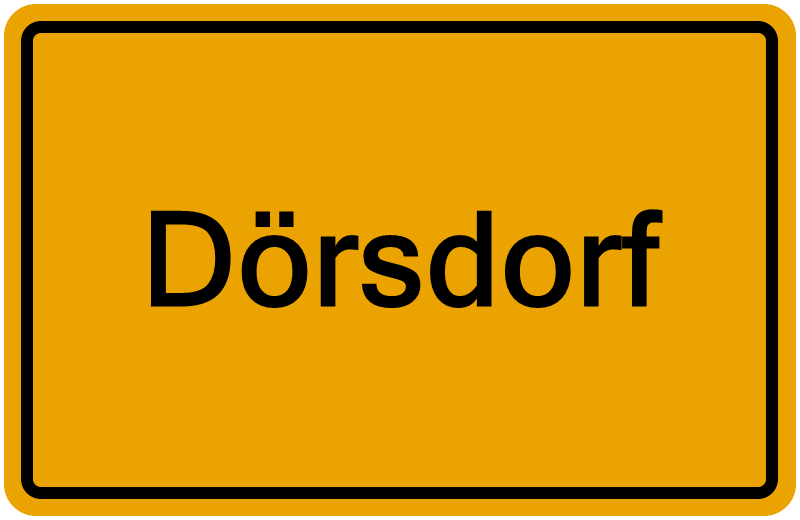 Handelsregisterauszug Dörsdorf