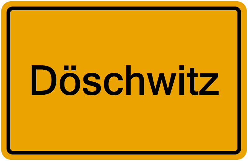 Handelsregisterauszug Döschwitz