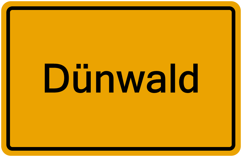 Handelsregisterauszug Dünwald