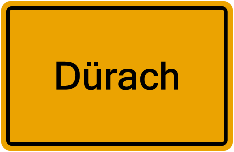 Handelsregisterauszug Dürach