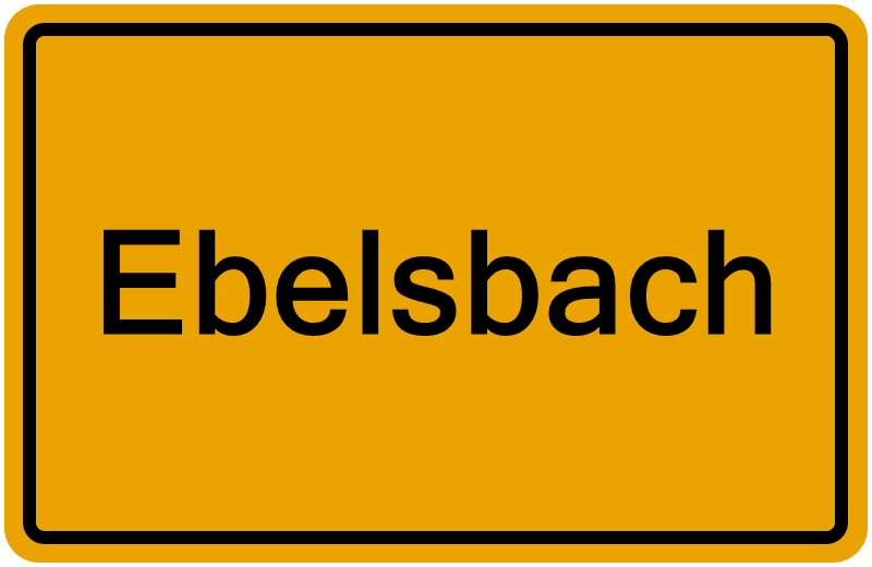 Handelsregisterauszug Ebelsbach