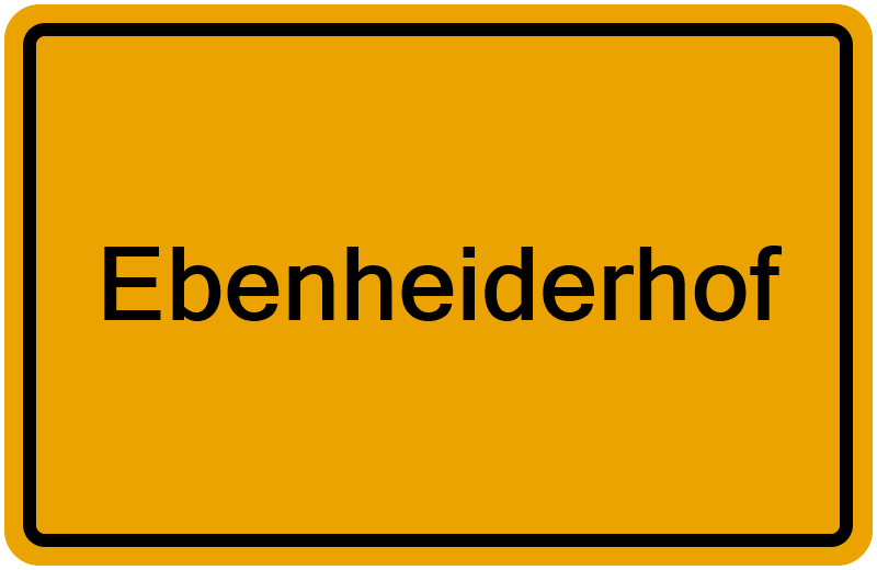 Handelsregisterauszug Ebenheiderhof