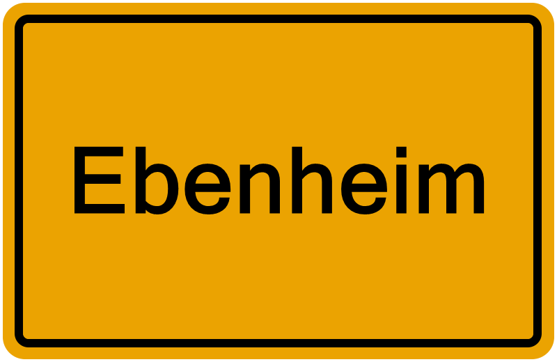 Handelsregisterauszug Ebenheim