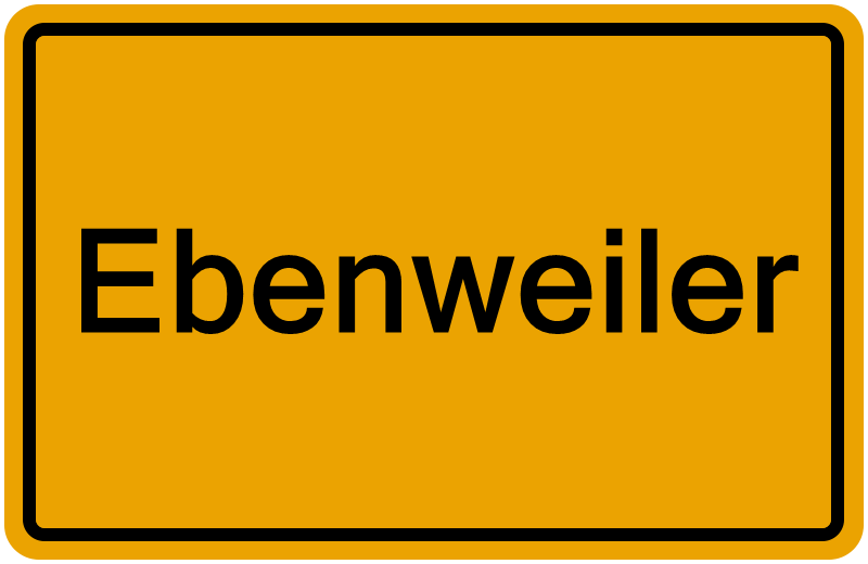 Handelsregisterauszug Ebenweiler