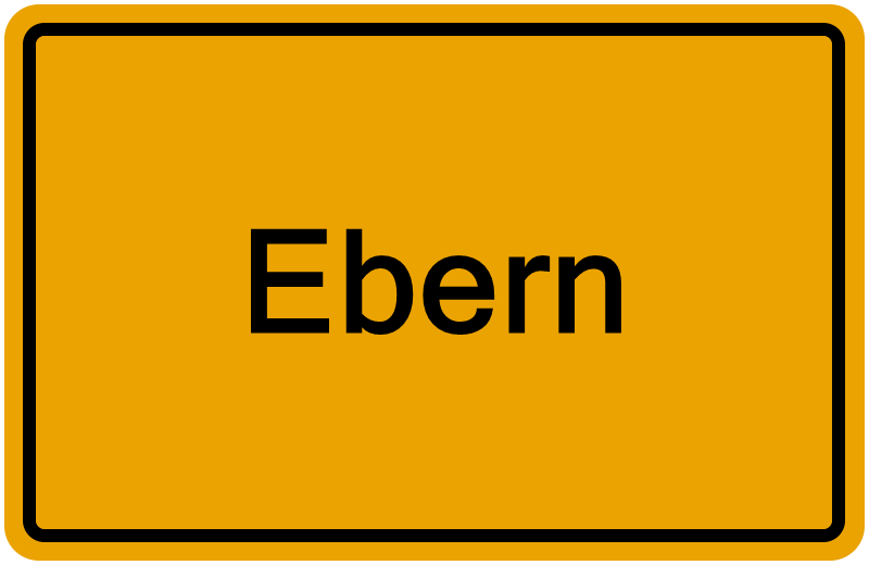 Handelsregisterauszug Ebern