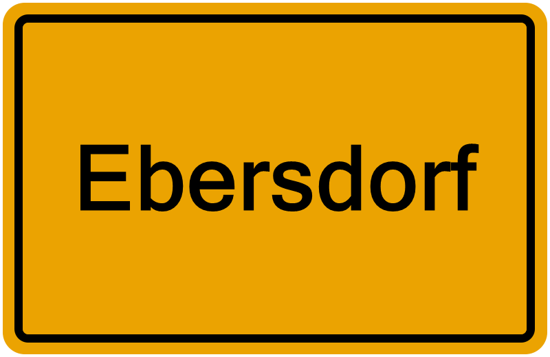 Handelsregisterauszug Ebersdorf