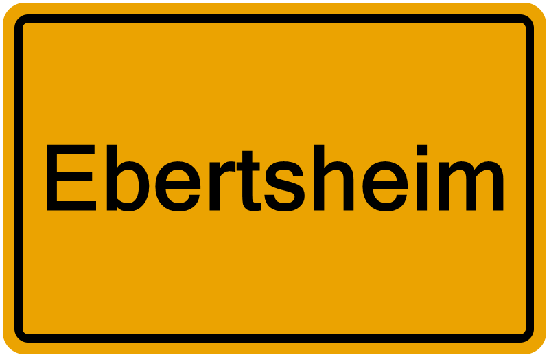 Handelsregisterauszug Ebertsheim