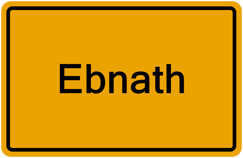 Handelsregisterauszug Ebnath
