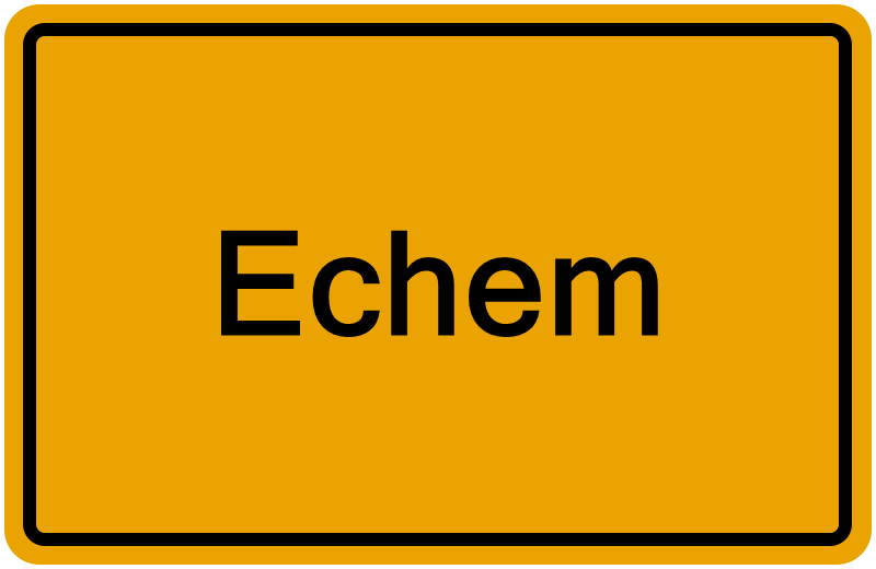 Handelsregisterauszug Echem