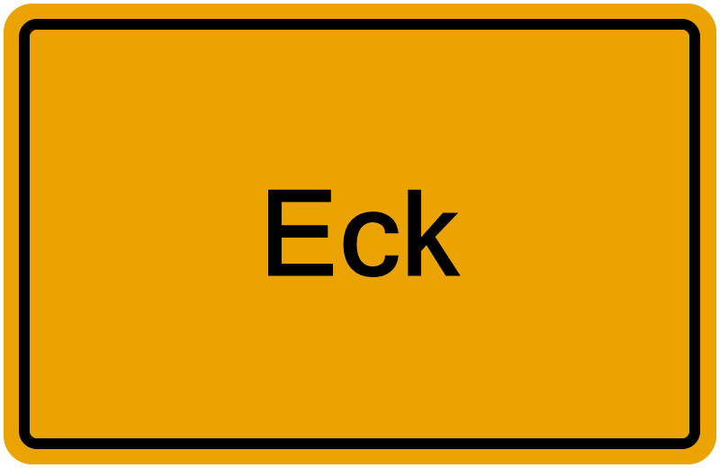 Handelsregisterauszug Eck