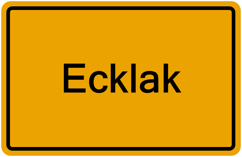 Handelsregisterauszug Ecklak