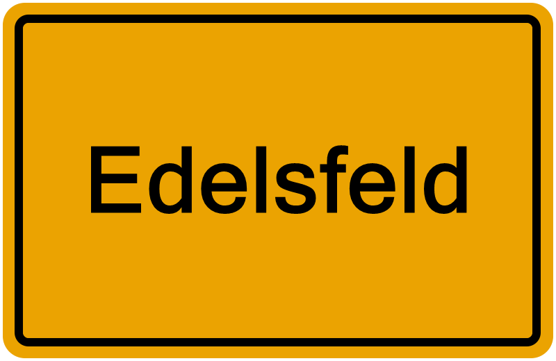 Handelsregisterauszug Edelsfeld