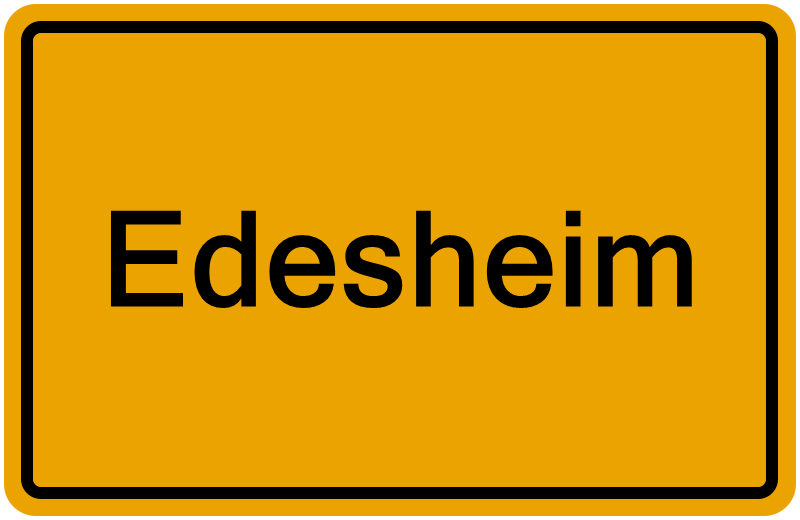 Handelsregisterauszug Edesheim