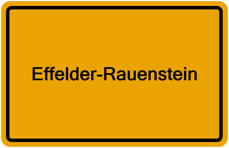 Handelsregisterauszug Effelder-Rauenstein