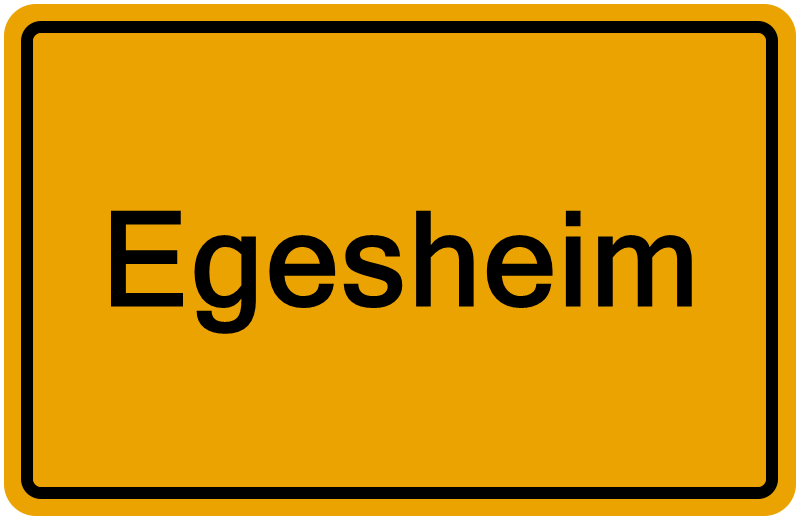 Handelsregisterauszug Egesheim
