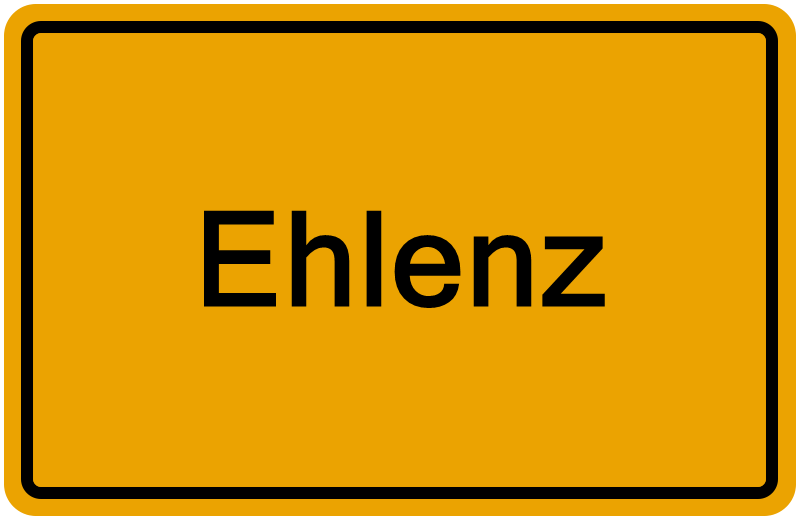 Handelsregisterauszug Ehlenz
