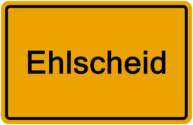 Handelsregisterauszug Ehlscheid