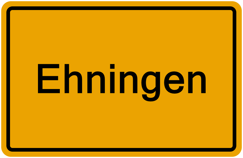 Handelsregisterauszug Ehningen