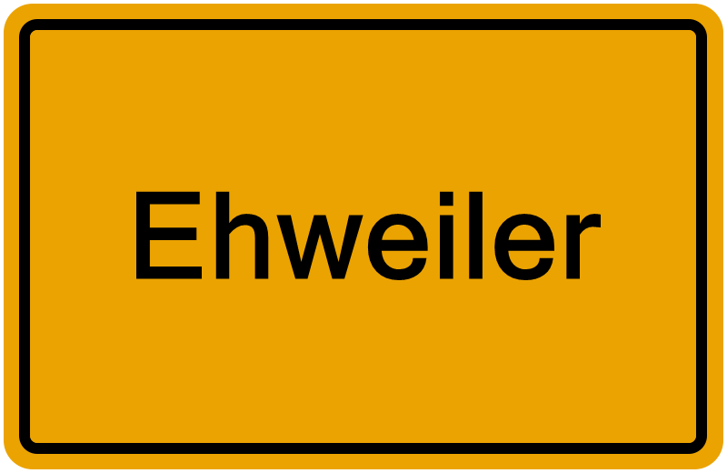 Handelsregisterauszug Ehweiler