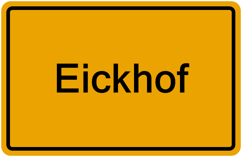 Handelsregisterauszug Eickhof