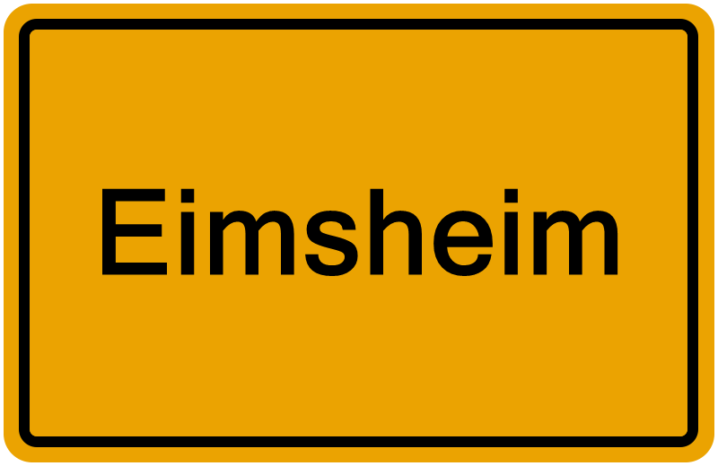 Handelsregisterauszug Eimsheim