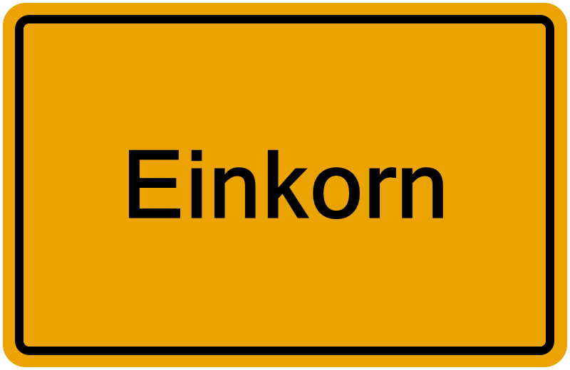 Handelsregisterauszug Einkorn