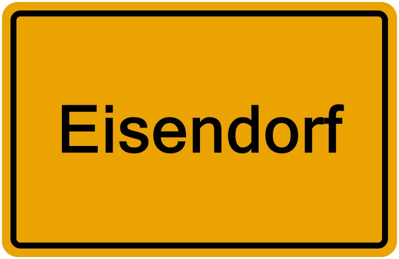 Handelsregisterauszug Eisendorf