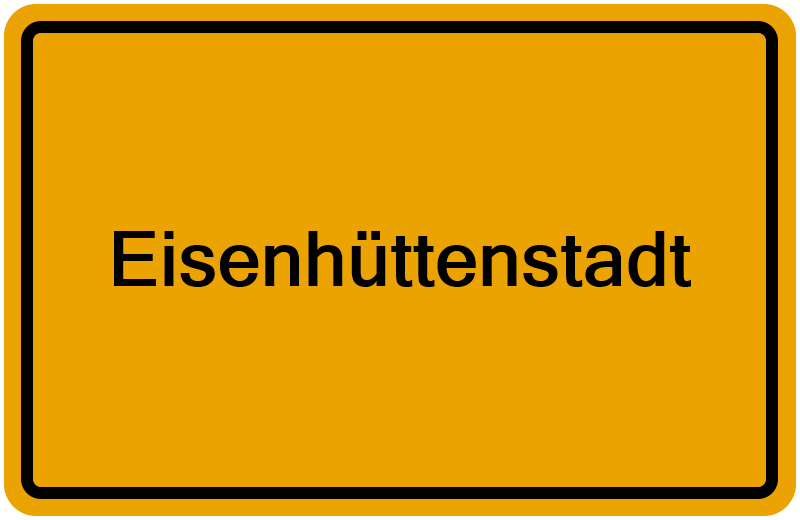 Handelsregisterauszug Eisenhüttenstadt