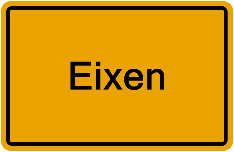 Handelsregisterauszug Eixen