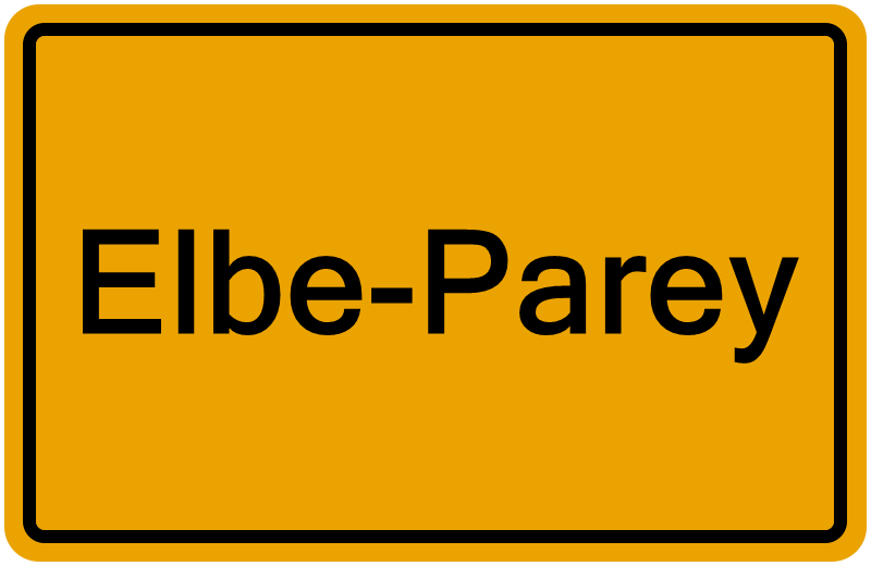 Handelsregisterauszug Elbe-Parey