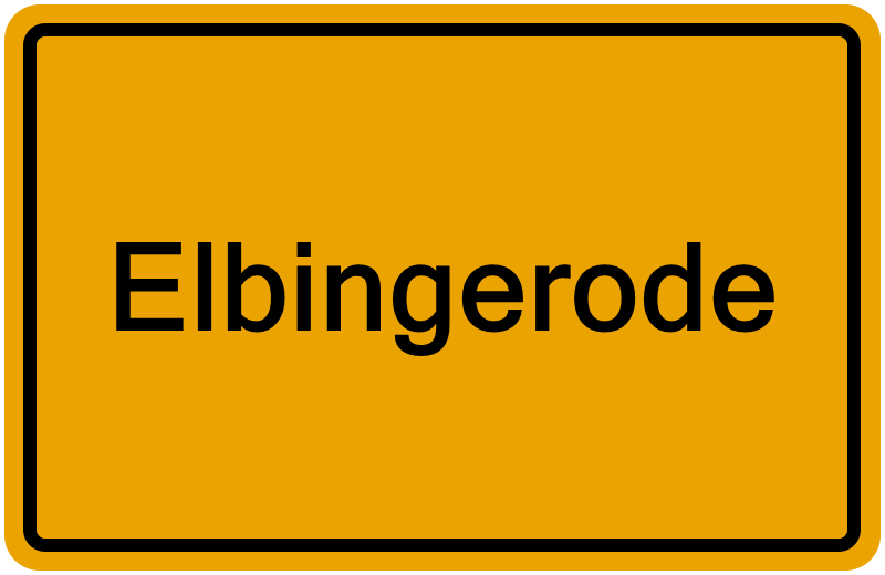 Handelsregisterauszug Elbingerode