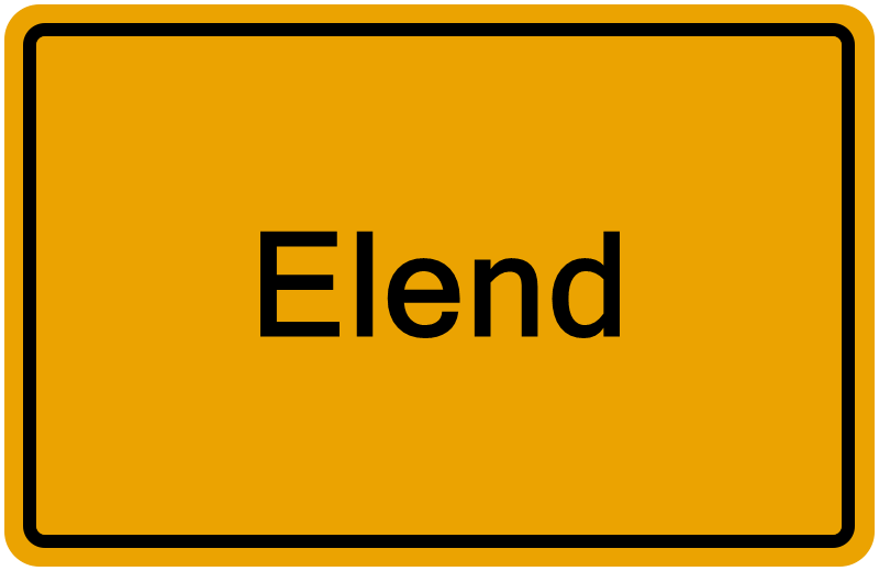 Handelsregisterauszug Elend