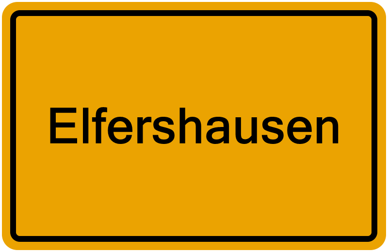 Handelsregisterauszug Elfershausen