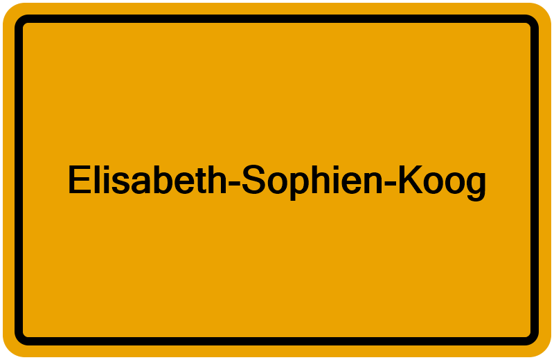 Handelsregisterauszug Elisabeth-Sophien-Koog