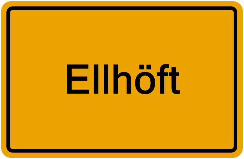 Handelsregisterauszug Ellhöft