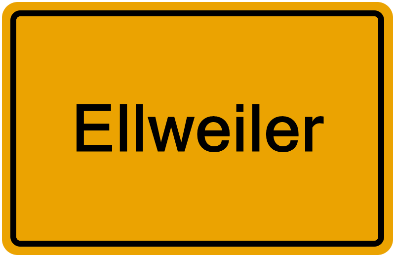 Handelsregisterauszug Ellweiler