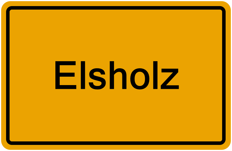 Handelsregisterauszug Elsholz