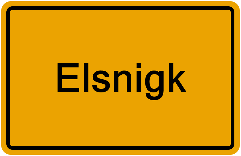 Handelsregisterauszug Elsnigk