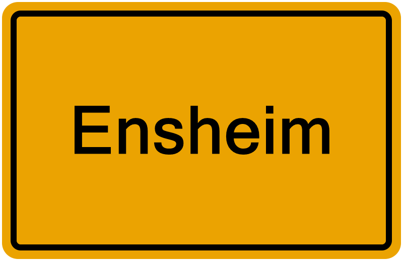 Handelsregisterauszug Ensheim