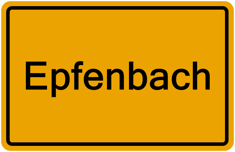 Handelsregisterauszug Epfenbach