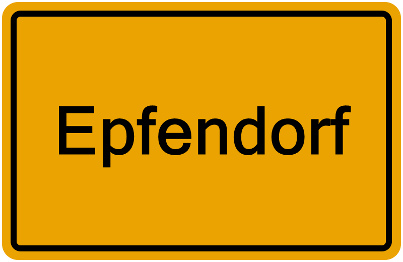 Handelsregisterauszug Epfendorf