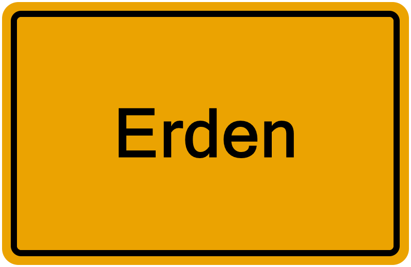 Handelsregisterauszug Erden