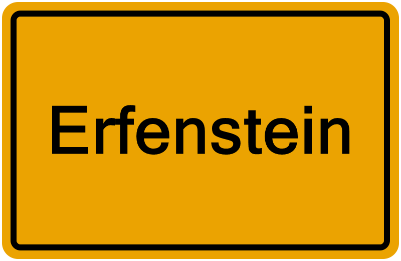 Handelsregisterauszug Erfenstein