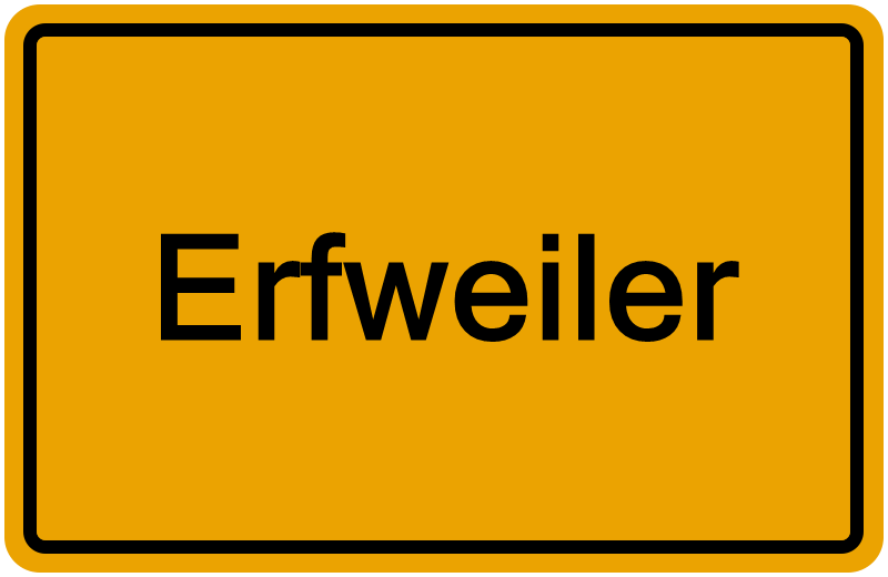 Handelsregisterauszug Erfweiler